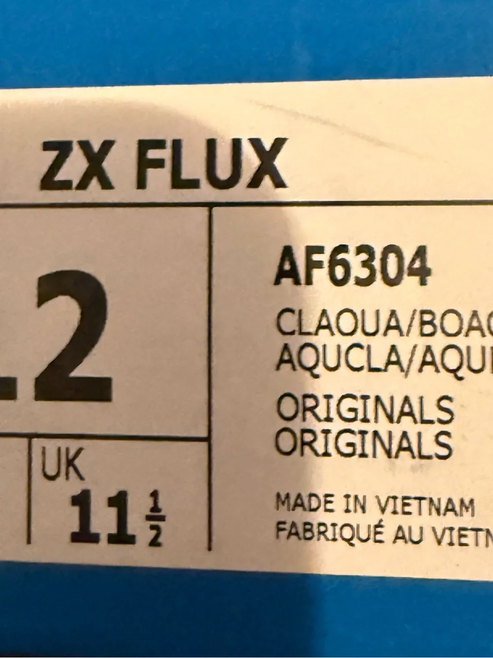 adidas ZX Flux Blue - Aqua, Yellow & Blue Athletic Sneakers